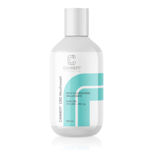 CANNEFF® CBD Ústní voda s chlorhexidinem a extraktem 8 bylin