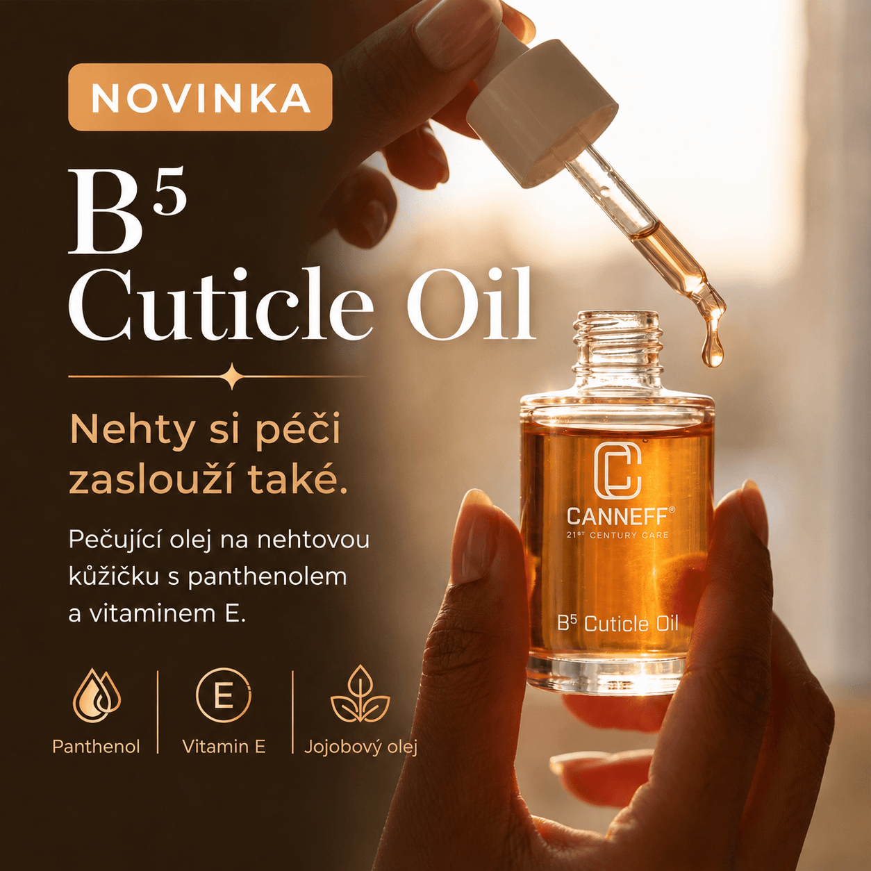 CANNEFF® Pečující B5 Olej na nehty - Obrázek 2