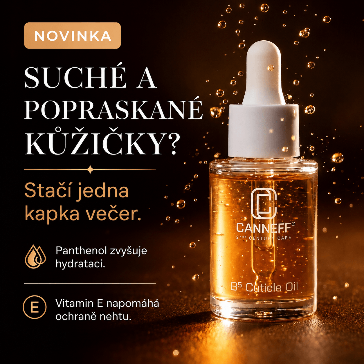 CANNEFF® Pečující B5 Olej na nehty - Obrázek 4